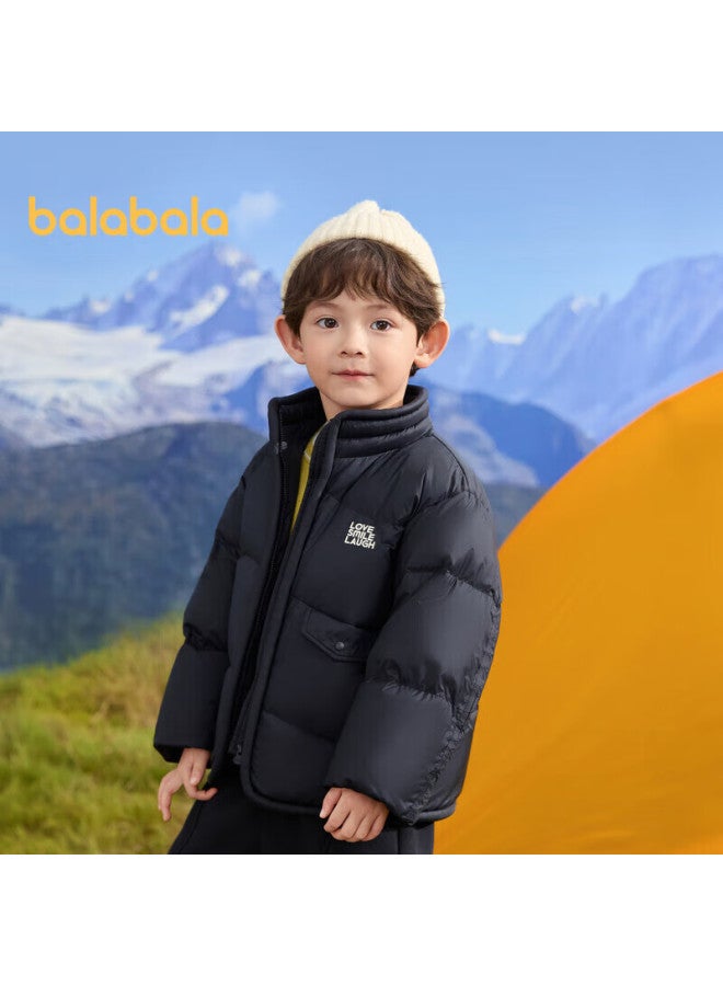 Children'S Down Jacket, Boys And Girls Puffer Coat Winter Stand-Collar Outerwear, Printed, 208424107240