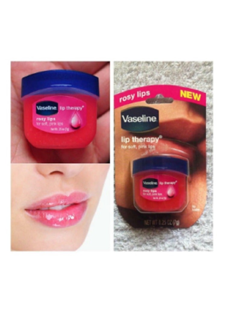 فازلين مرطب شفاه وردي 7 جرام عبوة من قطعتين - Image 2