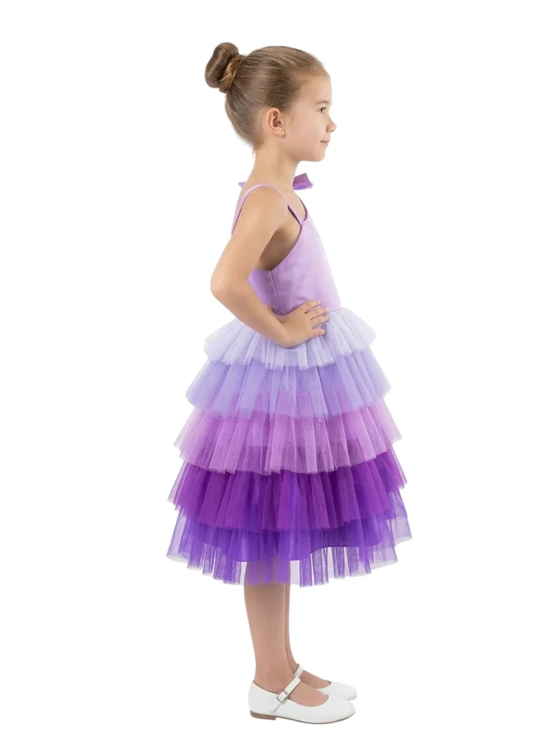 دىدانيالا فستان حفلات ملون دانيللا إميلي بنفسجي