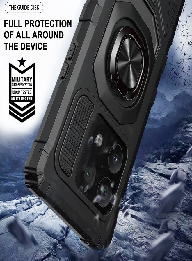 Ailiber Compatible with OnePlus 10 Pro Case, 1+ 10 Pro Case with Screen Protector, Ring Kickstand for Magnetic Car Mount, Heavy Duty Shockproof Protective Rugged Phone Cover for One Plus 10 Pro-Black - Image 3