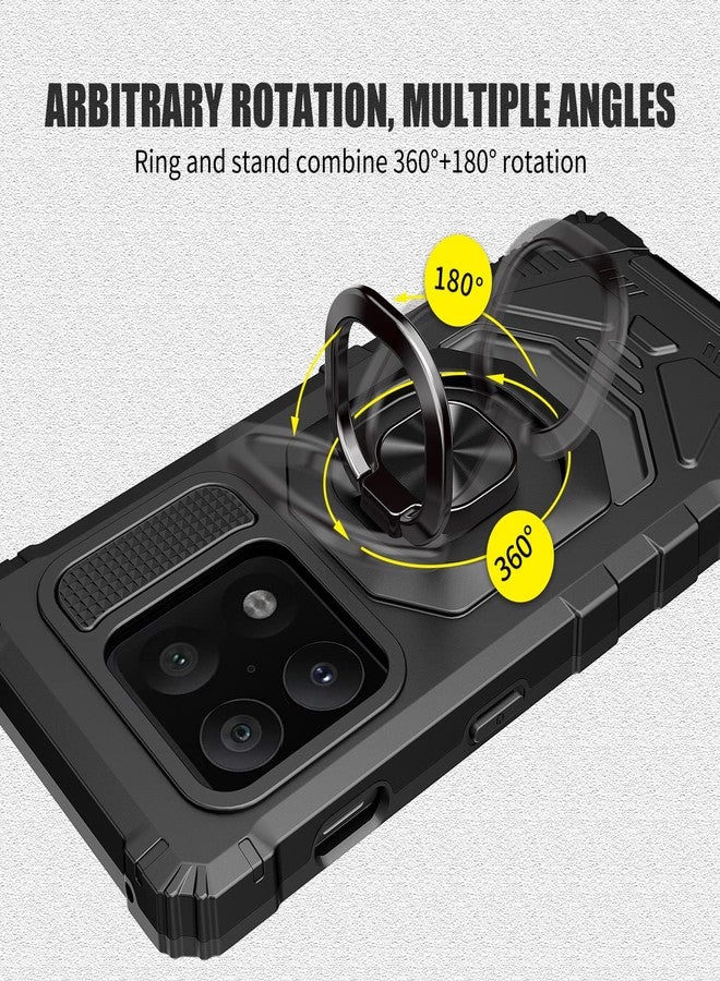 Ailiber Compatible with OnePlus 10 Pro Case, 1+ 10 Pro Case with Screen Protector, Ring Kickstand for Magnetic Car Mount, Heavy Duty Shockproof Protective Rugged Phone Cover for One Plus 10 Pro-Black - Image 5