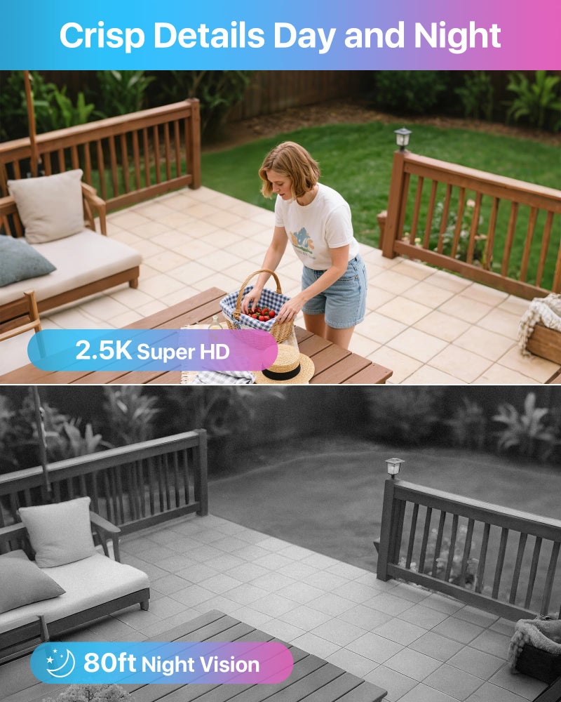 ZOSI 16CH 4K PoE Security Camera System, H.265+ 16 Channel 8MP NVR with 4TB HDD, 8pcs Wired 5MP Outdoor Indoor PoE IP Dome Cameras, Night Vision, Motion Alert, Remote Access, for 24/7 Recording - Image 2