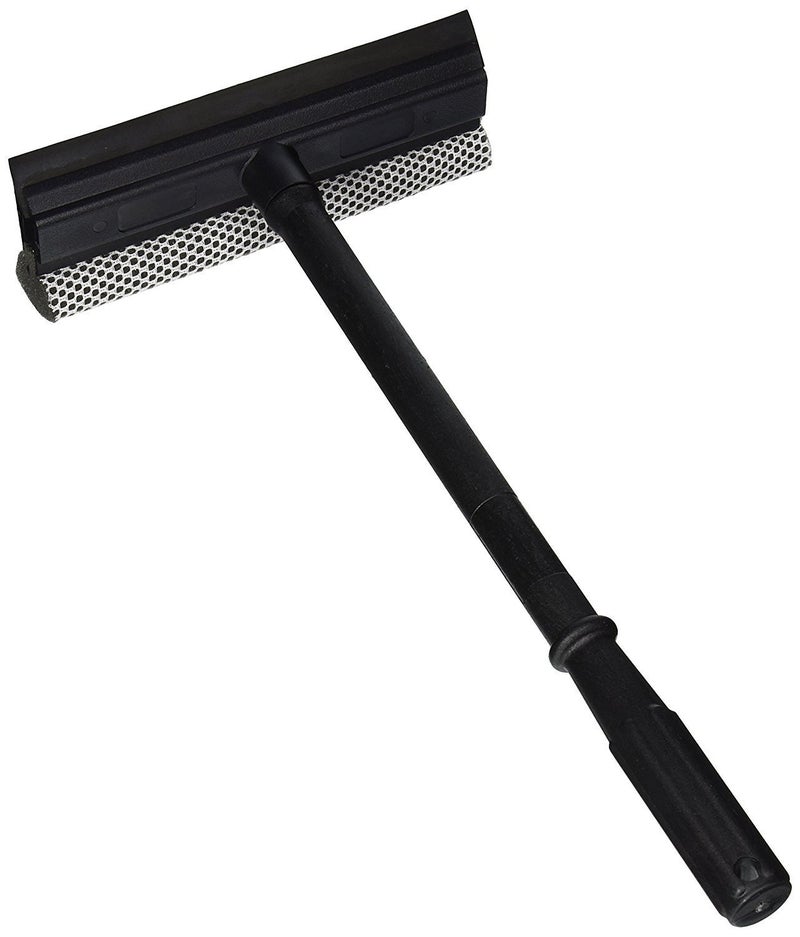 Kretix Squeegee Car Brush Cleaner with Long-Reach Handle | Kitchen Platform and Window Glass Wiper Sponge Cleaner | Washing Cleaning for car Anti-Slip Brush | Home Interior Exterior Use(Black-1Pc) - Image 2