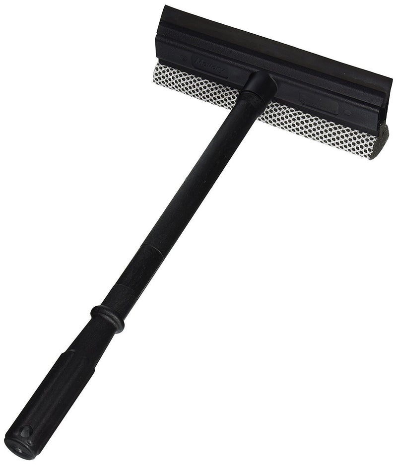 Kretix Squeegee Car Brush Cleaner with Long-Reach Handle | Kitchen Platform and Window Glass Wiper Sponge Cleaner | Washing Cleaning for car Anti-Slip Brush | Home Interior Exterior Use(Black-1Pc) - Image 1