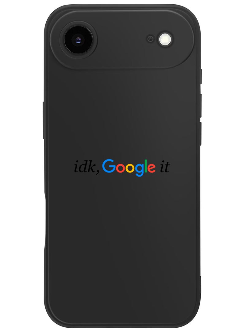 Theodor Protective Slim Fit Case Liquid Silicone Cover with Full Body Protection Anti-Scratch Shockproof Case For Apple iPhone 17 Air (Black) Google it - Image 1