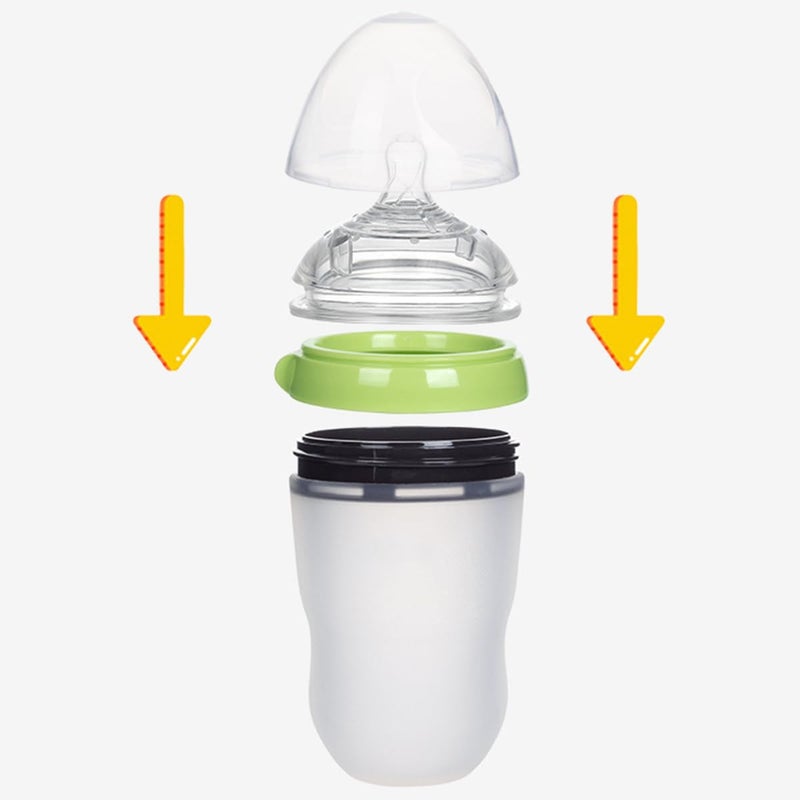 ROMIRUS Feeding Bottle Caps Replacement for Comotomo Baby Bottles 5 Ounce and 8 Ounce 4 Pack - Image 3
