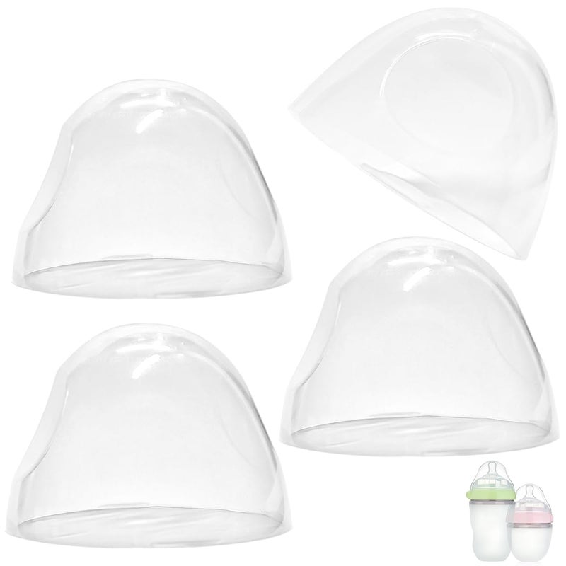 ROMIRUS Feeding Bottle Caps Replacement for Comotomo Baby Bottles 5 Ounce and 8 Ounce 4 Pack - Image 1
