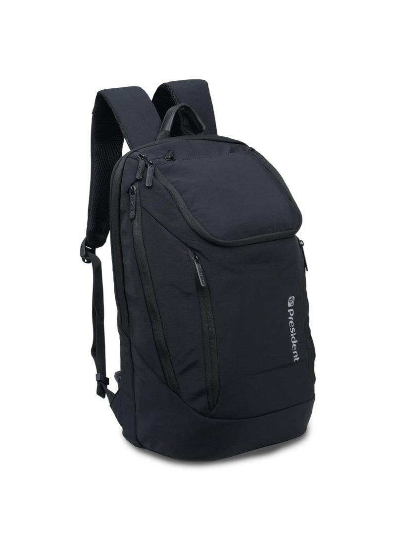 PRESIDENT Backpack Business Travel Durable Backpack with waterproof Fashionable Multifunctional College School Backpack for Men Women Camping Hiking Outdoor Sports ( Black ) BPP2517 - Image 3