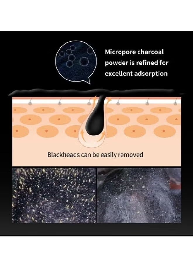 BIOAQUA Blackhead Cleansing Facial Mask, Bamboo Charcoal Blackhead Removal Mask, Deep Cleansing Facial Pores + Oil Control + Moisturizing (60g) - Image 4