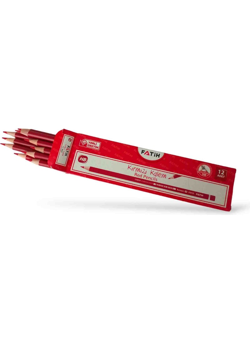 Fatih Red Pencil 12 Pack 