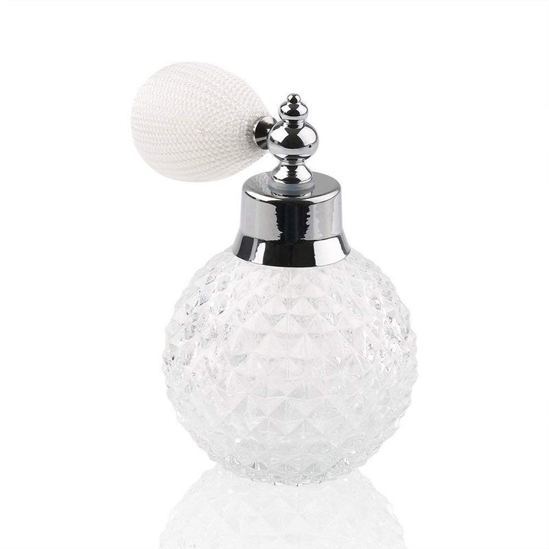 HD H&D Empty Crystal Vintage Perfume Replacement Spray Bottle Atomizer Luxury Series (clear) - Image 1