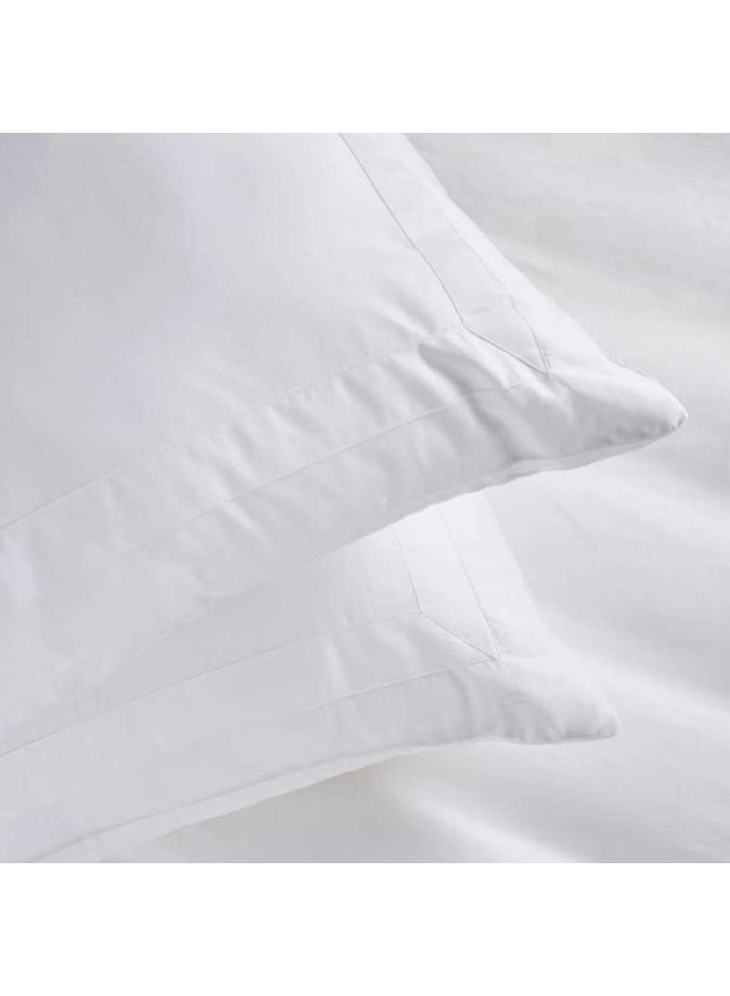 Pan Home Luxe Cotton Tencel 4-piece Comforter Set 200x240cm - White - Image 5