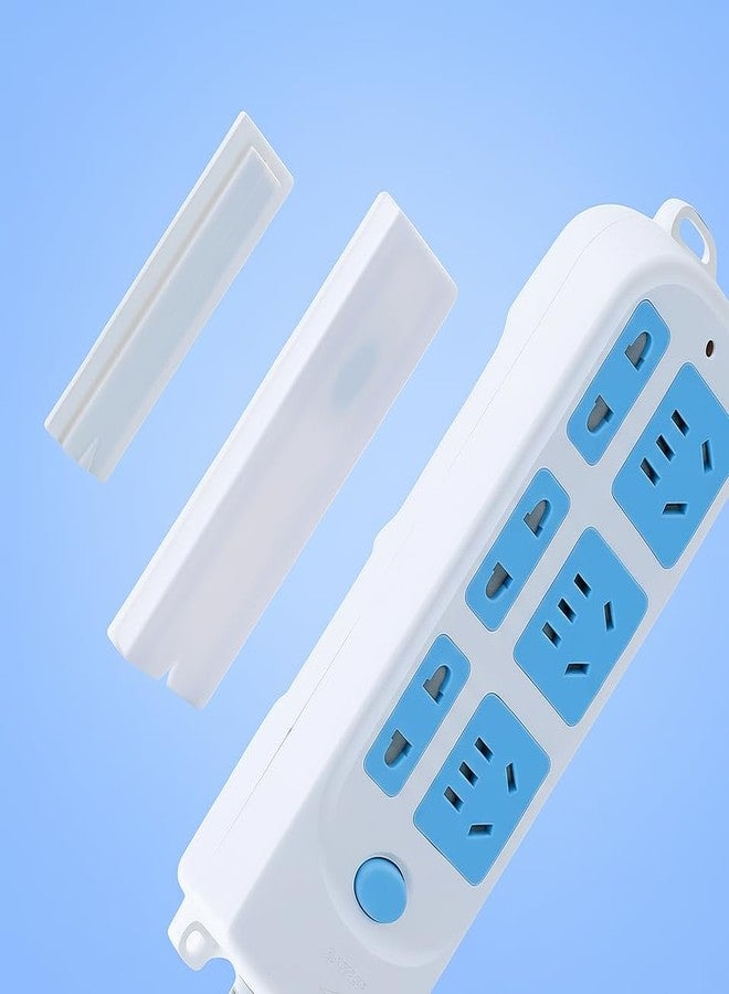 KUCHIFY Adhesive Power Strip Holder Wall Mount - Detachable Plug Board Organizer Bracket for Home & Office | No-Drill Socket Fixer (Pack of 2) - Image 4