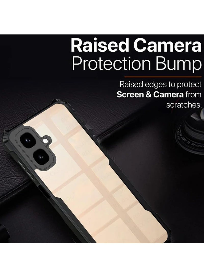 general Case Compatible Infinix Smart 10 [Droproof] [Sweat-proof] [Fingerprint-proof] Shock-proof TPU+PC Clear Protective Phone Case - Image 2