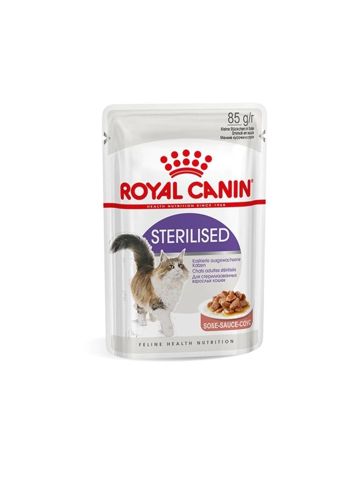 Royal Canin Sterilised In Gravy Wet Cat Food - Image 2