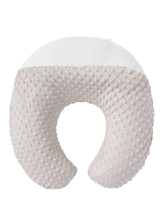 DONOMILO Dots Nursing Pillow Cover, Case Plush Breathable Breastfeeding Pillow Slipcover Fits Nursing Pillow, Super Soft Snug Positioners for Baby Boy Baby Girl (Sand) - Image 5