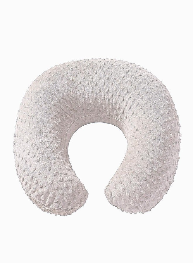 DONOMILO Dots Nursing Pillow Cover, Case Plush Breathable Breastfeeding Pillow Slipcover Fits Nursing Pillow, Super Soft Snug Positioners for Baby Boy Baby Girl (Sand) - Image 2