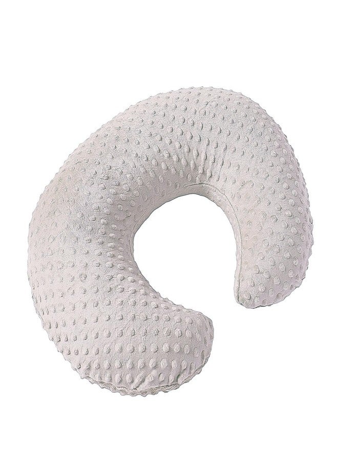 DONOMILO Dots Nursing Pillow Cover, Case Plush Breathable Breastfeeding Pillow Slipcover Fits Nursing Pillow, Super Soft Snug Positioners for Baby Boy Baby Girl (Sand) - Image 1