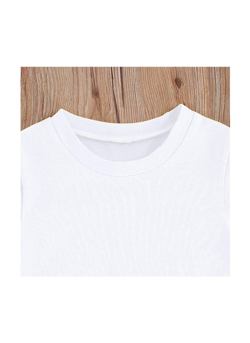 We Happy - It's My 4th Birthday Printed Kids Lovely Cotton T-Shirt - Image 1