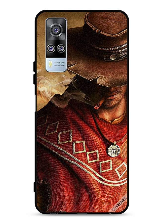 Covernex vivo Y53s 4G Protective Case Cover Stylish Hat Man