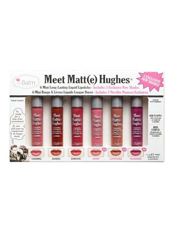theBalm Meet Matt(e) Hughes Liquid Lipstick Set Multicolour - Image 1