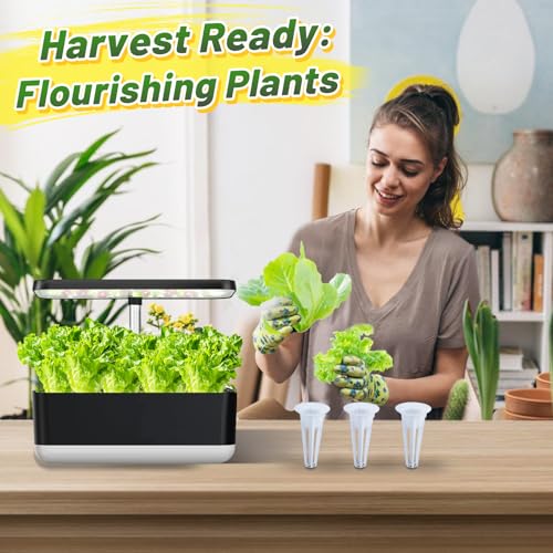 Alphatool Grow Baskets Compatible with AeroGarden - 50 Pcs Hydroponic Baskets, Seed Starters Pods Replacement for Improving Germination Rate Speed, Seeds Starting Kit for Indoor - Image 4