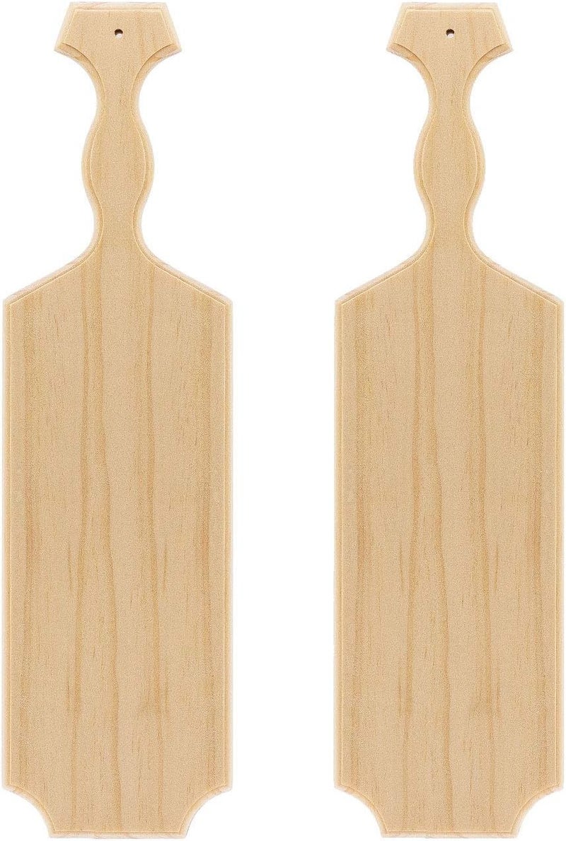 BATTIFE [2Pack] 15inch Sorority Paddle - Greek Fraternity Paddle, Unfinished Wooden Frat Paddle, Solid Pine Wood Paddles - Image 1