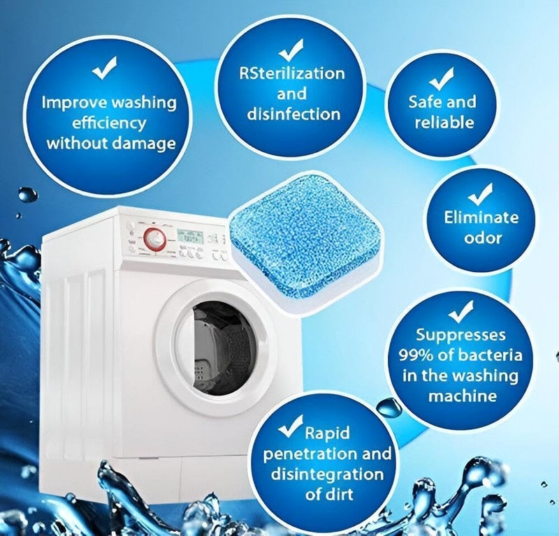 Powerful Cleaning Tablets - 12 Deep Clean Solid Washer Tablets, Natural Biolo... - Image 5