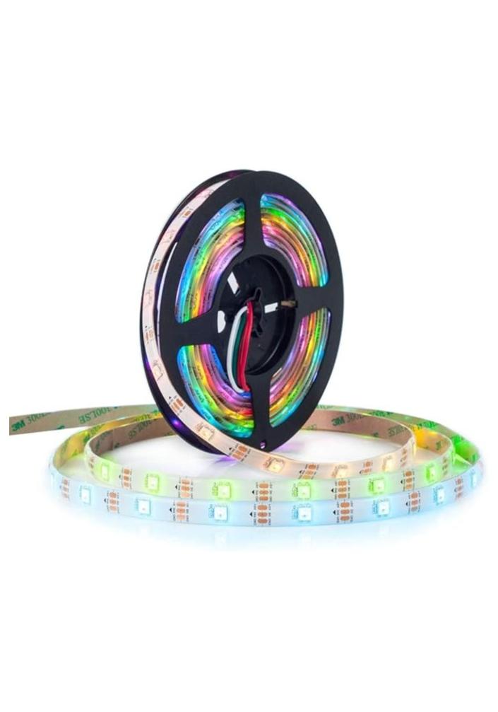 OMAKSS LED Strip Lights, 5M USB LED Light Strip, Waterproof IP65 RGB LED Strip Lights Colour Changing with Remote for TV, Bedroom, Door & Diwali Decoration - Image 1