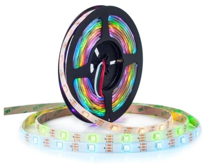 OMAKSS LED Strip Lights, 5M USB LED Light Strip, Waterproof IP65 RGB LED Strip Lights Colour Changing with Remote for TV, Bedroom, Door & Diwali Decoration - Image 1