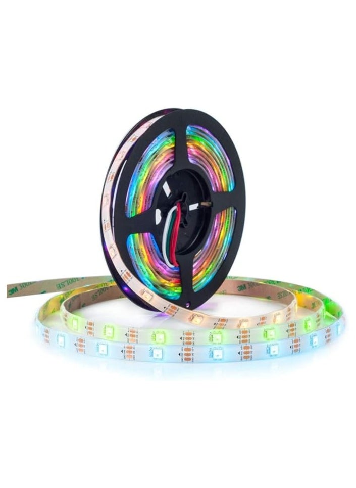 OMAKSS - LED Strip Lights, 5M USB LED Light Strip, Waterproof IP65 RGB LED Strip Lights Colour Changing with Remote for TV, Bedroom, Door & Diwali Decoration - Image 1