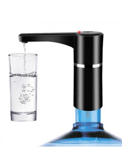 JIHAM Water Dispenser Pump for 5 Gallon Bottle, Upgraded Quantitative Drinking Water Pump Portable USB Charging Electric Bottle Pump Multipurpose Dispenser for Home Camping for 2-5 Gallon Jugs  - Image 1