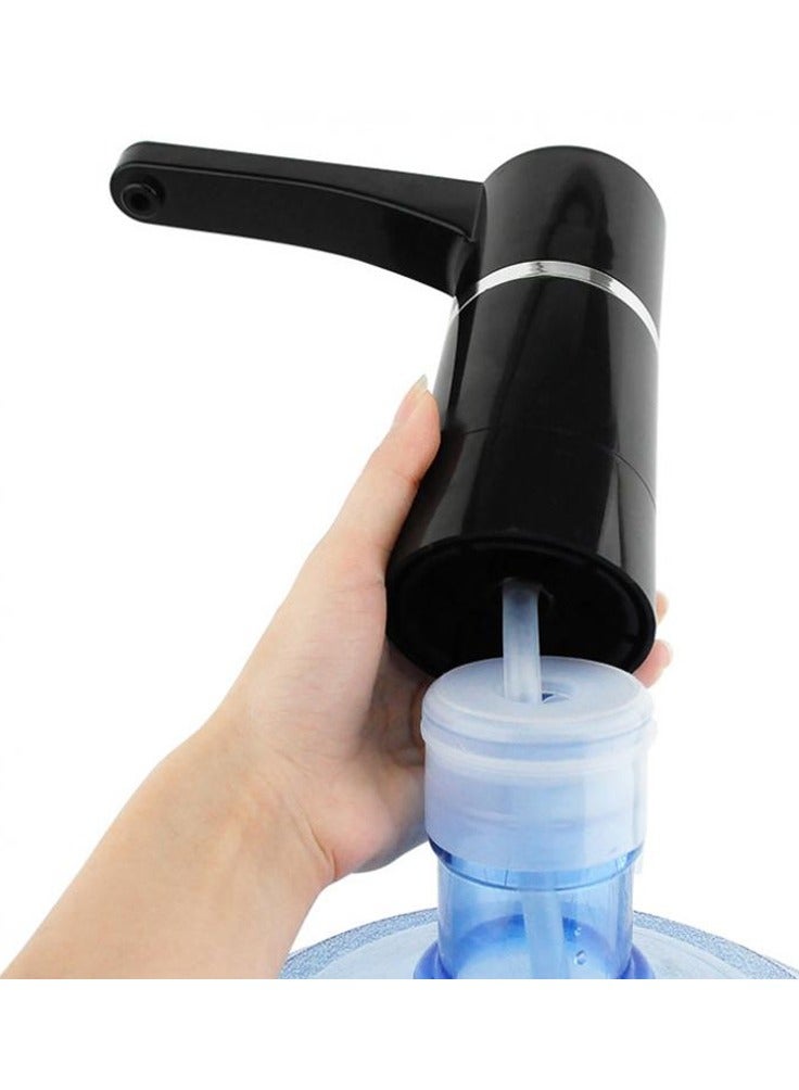 JIHAM مضخة موزع المياه لزجاجة سعة 5 جالون، مضخة مياه كهربائية محمولة بشحن USB، موزع متعدد الاستخدامات للمنزل والتخييم لجرار سعة 2-5 جالون - Image 4