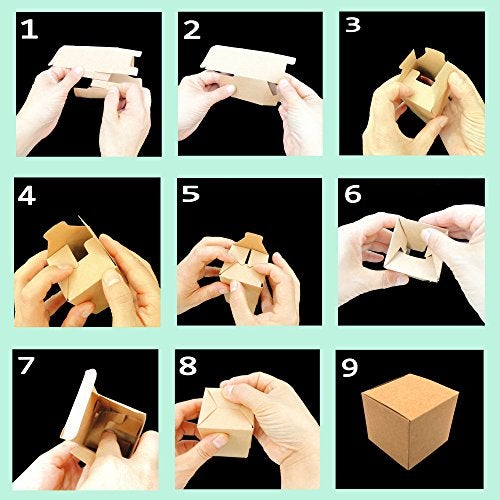 AWESON PARTY Rose Gold Party Favors Boxes - Small Candy Treat Gift Boxes Bulk Wedding Bachelorette Bridal Shower Birthday Party Boxes Supplies, 50pc - Image 4