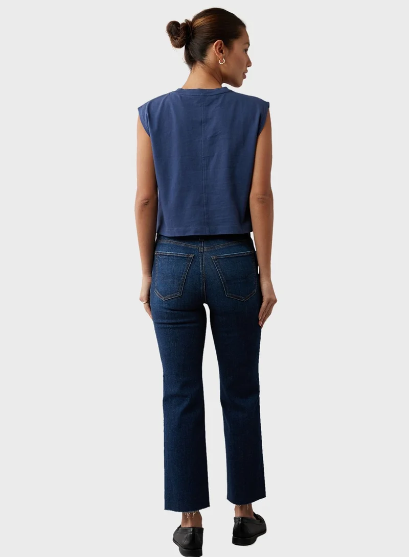 امريكان ايجل High Waist Bootcut Jeans