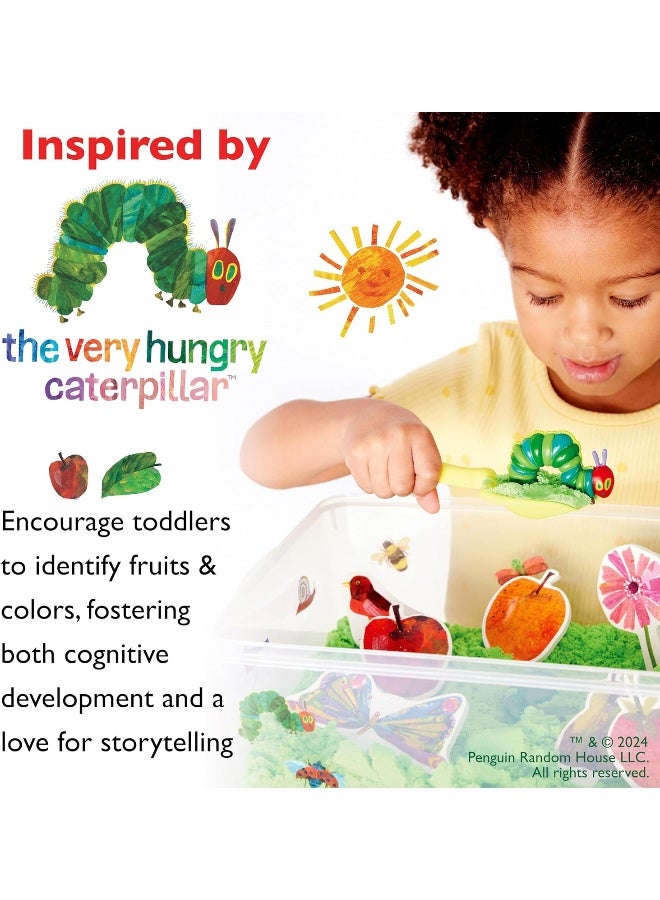 Creativity for Kids The Very Hungry Caterpillar Sensory Bin - Toddler Sensory Toys from The World of Eric Carle Books, Preschool Learning Activities and Fine Motor Toys for Toddlers Ages 3-4+
