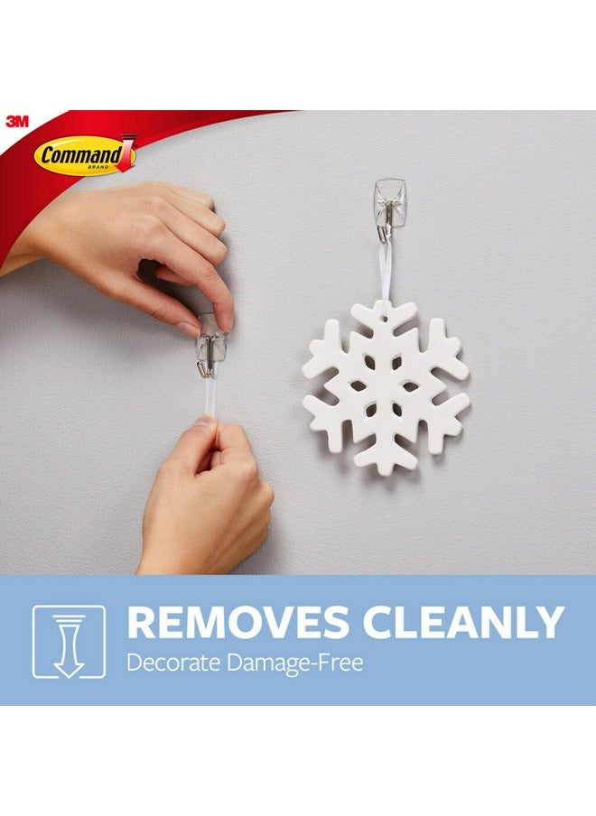 Command Command Small Clear Wire Toggle Hooks, 40 Hooks and 48 Command Strips, Damage Free Hanging Wall Hooks with Adhesive Strips, Adhesive Hooks for Hanging Christmas Decorations, Holds up to 0.5 lb  - Image 5