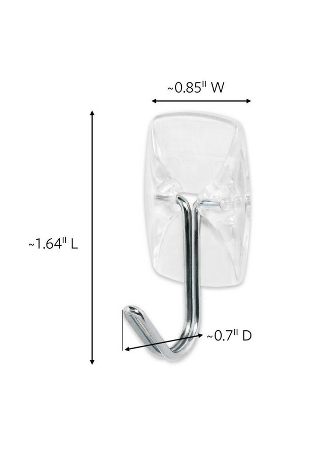 Command Command Small Clear Wire Toggle Hooks, 40 Hooks and 48 Command Strips, Damage Free Hanging Wall Hooks with Adhesive Strips, Adhesive Hooks for Hanging Christmas Decorations, Holds up to 0.5 lb  - Image 2