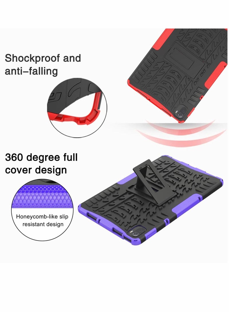 Excefore Case for  MI Pad 5 Pro Case 11.0 inch, Hybrid Armor Heavy Duty 2 in 1 TPU + PC Dual Layer Shockproof Case (BLACK)  - Image 5