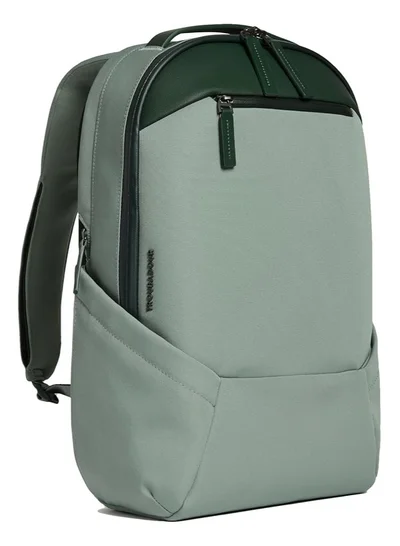 Troubadour Apex 3.0 Backpack Premium Vegan, Waterproof Material - Laptop Sleeve, Comfort Straps-Green