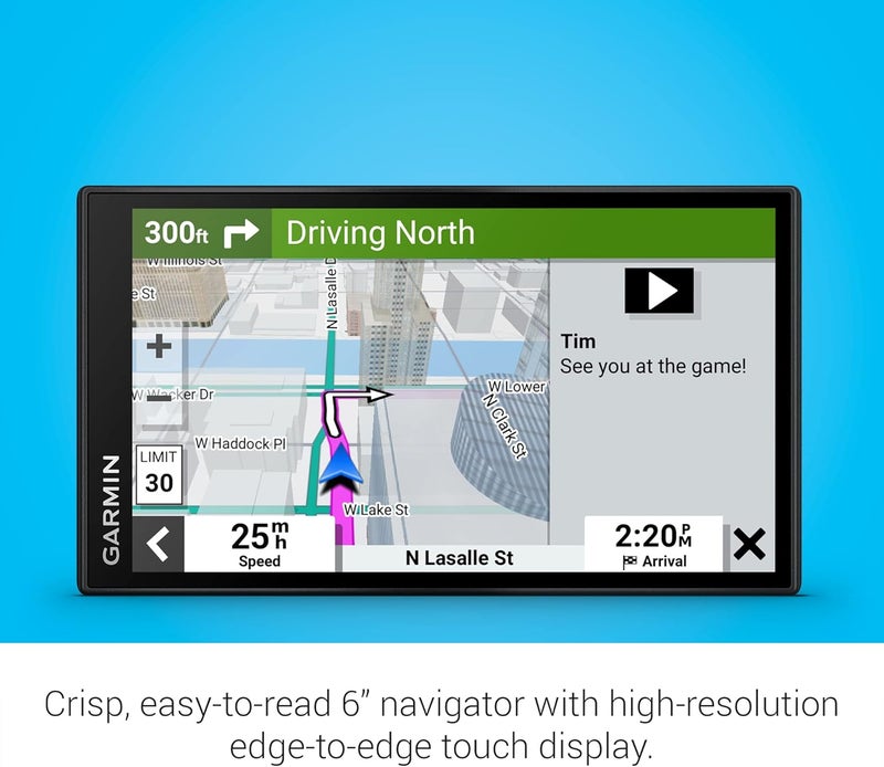 GARMIN جهاز الملاحة جي بي إس جارمن درايف سمارت 66 بحجم 6 إنش - Image 3