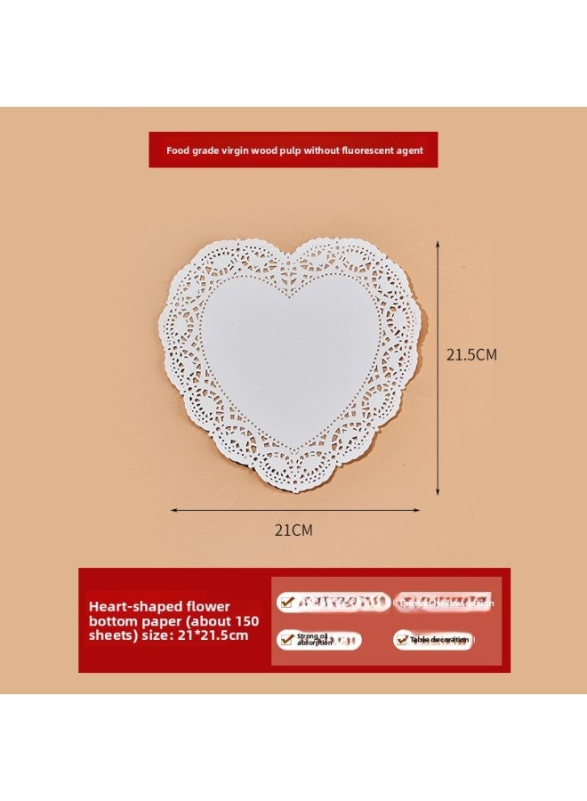 Lace Paper Pad Baking Paper Kitchen Oil Absorbing Paper Cake Paper Lace Pizza Pad Paper Special For Fried Snacks
