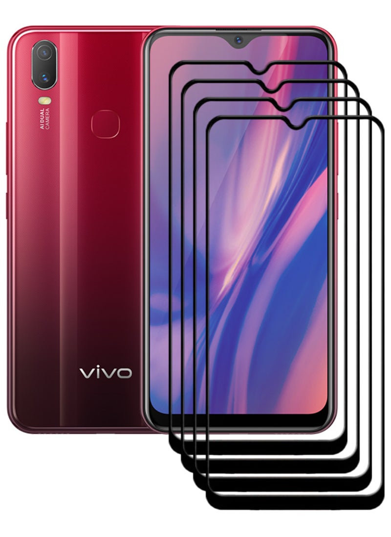 ACLIX 4 Pieces Antistatic ESD Dustproof Premium Quality High Definition Tempered Glass Screen Protector Designed For vivo Y11 (2019) - Image 1