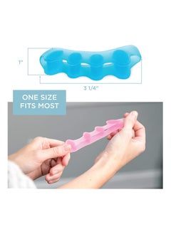 Bukela Toe Separators, for Overlapping Toes and Restoring Crooked Toes to Their Original Shape, Corrective Toe Separators, Toe Separators for Hammer Toe Extension - Universal Size, 4 Pairs, Silicone  - Image 3