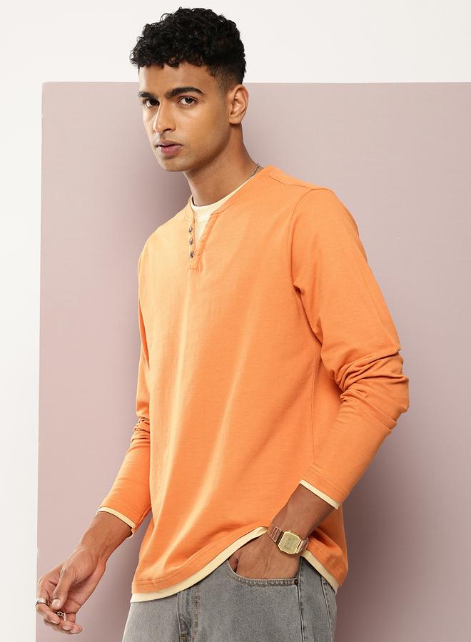 Dillinger Men Long Sleeve Cotton T-Shirt - Image 1