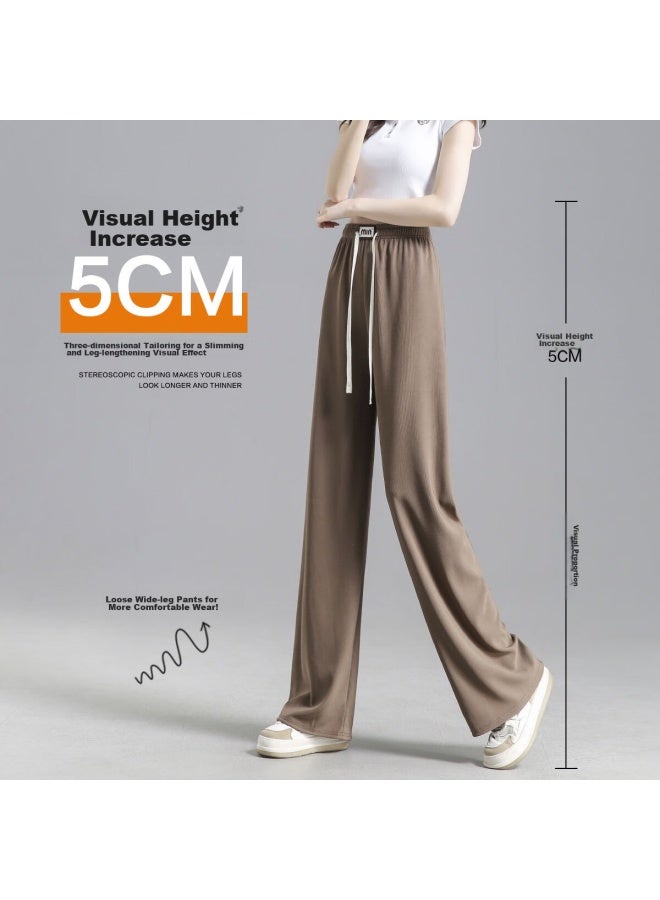 dme Demana Spring And Autumn Lightweight Elastic Waist Long Pants Women's Casual Trousers - Image 3
