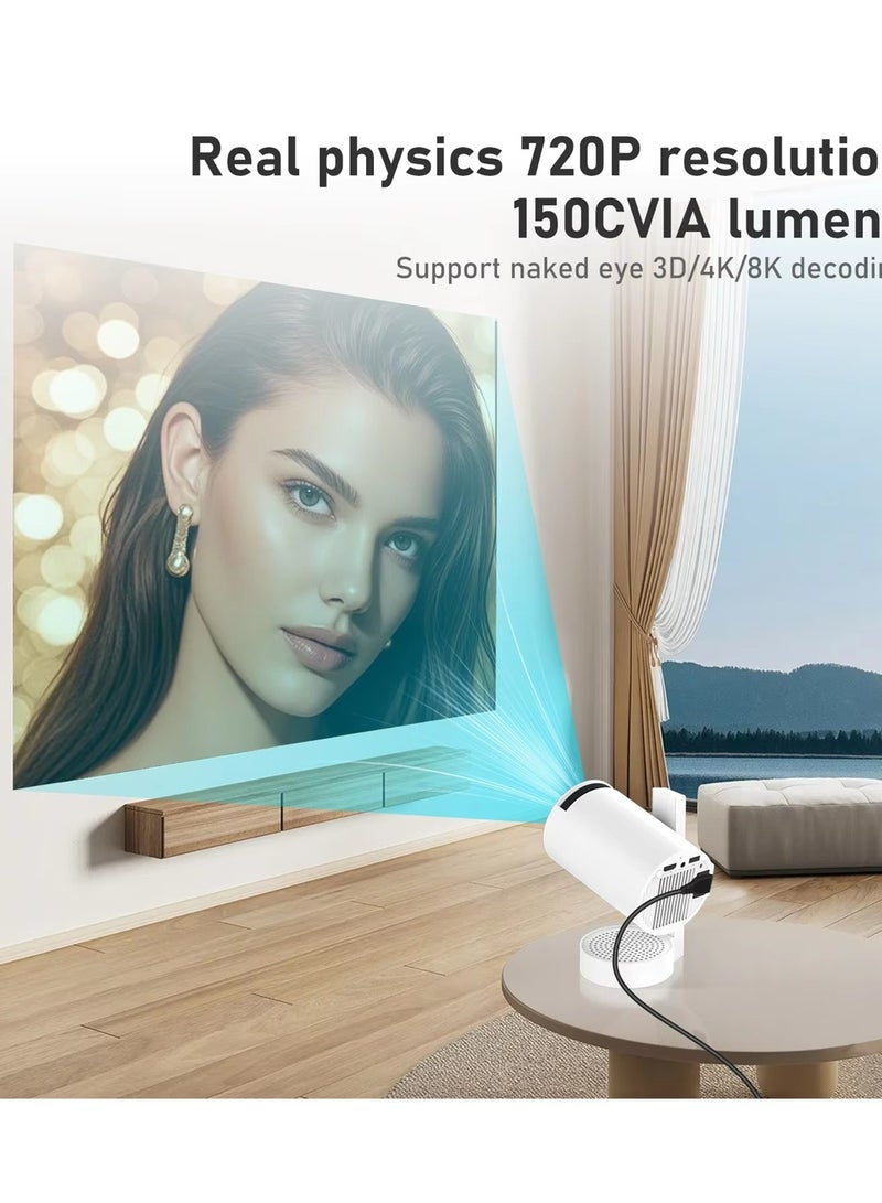 Sky Shine NX-1000 Z11 Mini Portable Projector – 270° Adjustable, Android 13, 720P HD, WiFi, Bluetooth, Auto Keystone, Stereo Sound – Home & Outdoor Cinema - Image 5