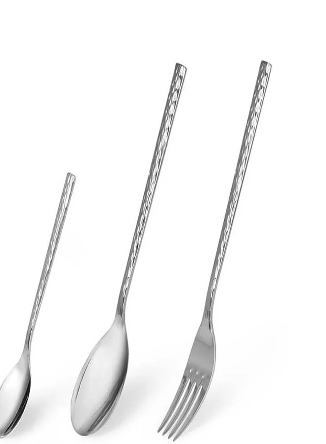 12-Piece Cutlery Set, Stainless Steel Cutlery Set Verden Series, Silverware/Tableware Set Includes Spoon, Tea Spoon, Fork