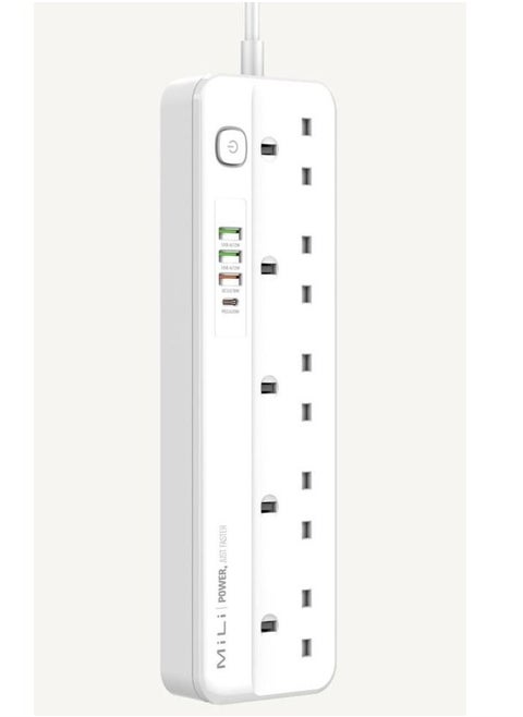 Smart Timer Power Strip 9in1 with 1 20W USB-C PD  5 AC Outlets and 3 USB Ports 3M