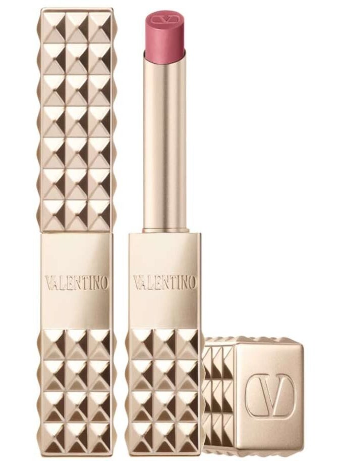 VALENTINO Spike Valentino Buttery Matte Lipstick 28.3g, 180A | Long-Wear Hydrating Matte Lip Color - Image 1